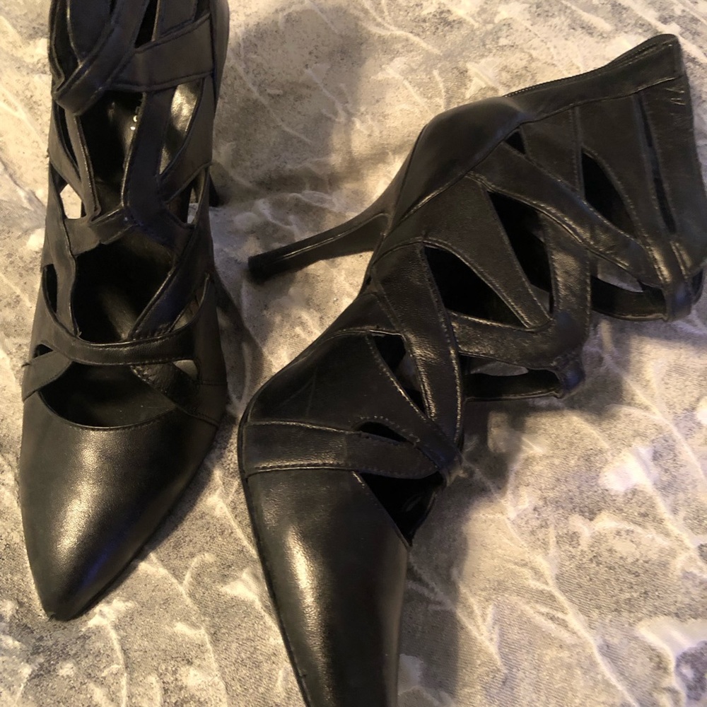 Nine West ankle booties, size 10